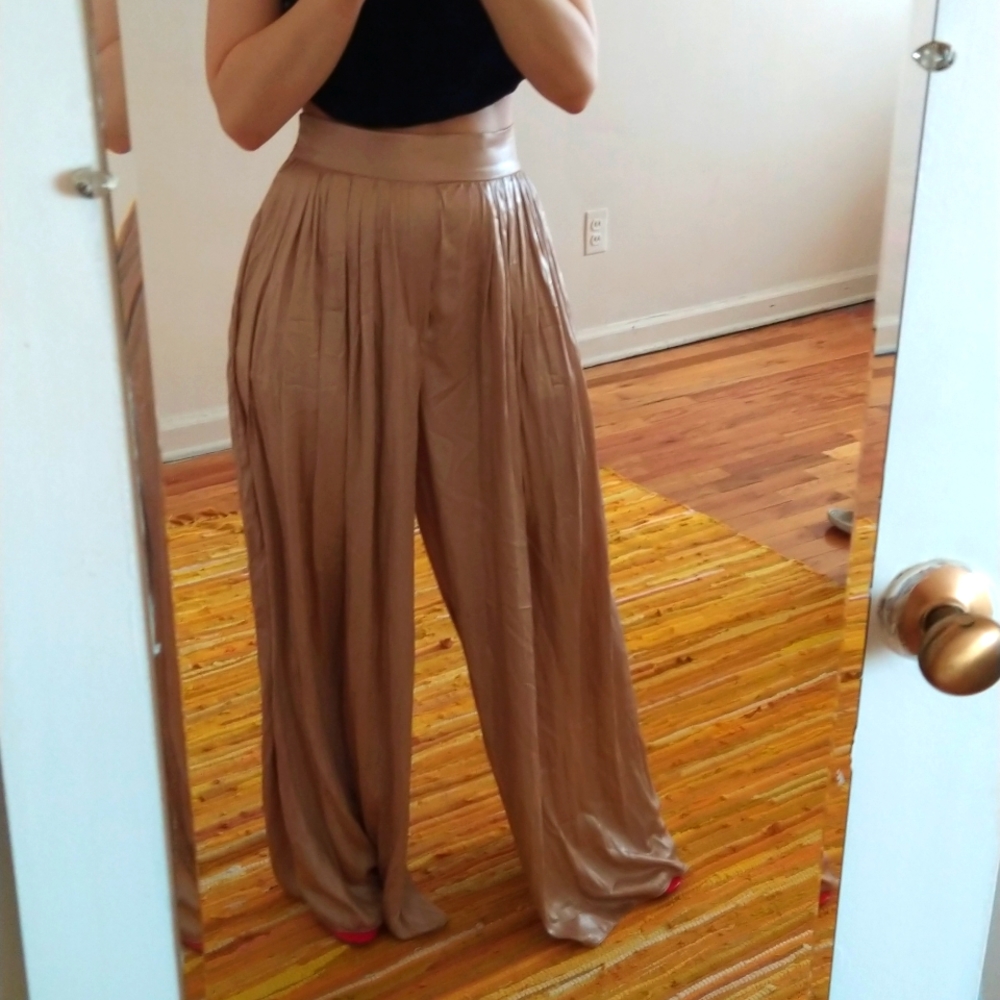 Zara wide pants, high waist, never worn. Small